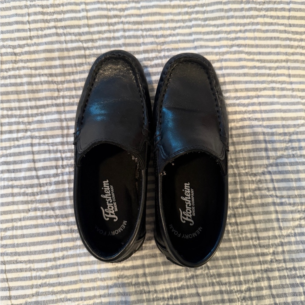 Florsheim boys loafers, black